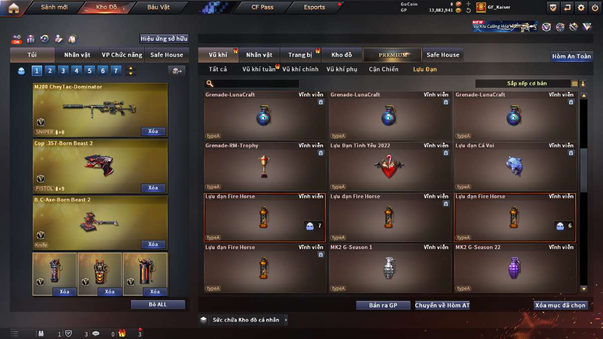 shop acc cf uy tin gia re